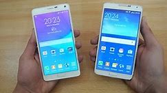 Galaxy Note 3 Android 5.0 vs Galaxy Note 4 Android 4.4.4 KitKat - Comparison HD