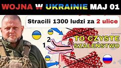 01 MAJ: BEZ OCALAŁYCH! Rosyjska Operacja KOŃCZY SIĘ FATALNIE! | Wojna w Ukrainie Wyjaśniona