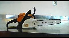 How To Install A More Robust Bar & Chain On A Stihl Ms180, 170, 018, 017 Chainsaw