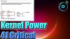 Fix Kernel Power ID 41 Critical Error in Windows 11