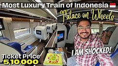 Riding the FIRST CLASS Train of INDONESIA 🇮🇩 | AMAZING and SHOCKING Experience