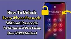How To Unlock iPhone Passcode Without Passcode Or Data Losing In 2 Minutes ! 2023