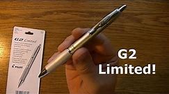 Pilot G2 Limited Pen Review | World's best Pen?