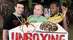 EXTREME SNAKE UNBOXING CHALLENGE!! | BRIAN BARCZYK