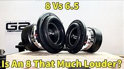 8" vs 6.5" Subwoofers. Which is REALLY Louder? | CT Sounds MESO