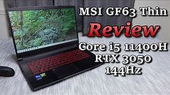 MSI GF63 Thin Review (RTX 3050) | Slap Tech