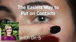 The Easiest Way to Put on Contacts