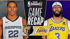 Game Recap: Lakers 134, Grizzlies 107