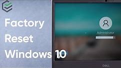 [3 Methods] How to Factory Reset Windows 10 without Password✔ Reset Laptop Windows 10 2022