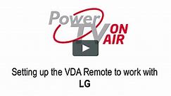 VDA Remote to work LG Television
