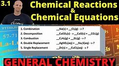 3.1 Chemical Reactions & Chemical Equations | General Chemistry