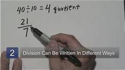 Mathematics : What Is a Quotient in Mathematics?
