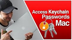 How to Access iCloud Keychain Passwords Mac