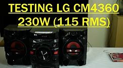 LG CM4360 230W Mini Hi Fi System Review