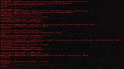 Red Hacker Screen Full HD 60 FPS 1 Hour