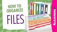 How to Organize Files in Office/Home (Part 2 of 9 Paper Clutter Series)