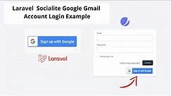 How to Make Login/Sign In with Google Account in Laravel Tutorial