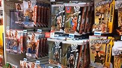 WWE ACTION INSIDER: Kmart wrestling figure aisle Mattel "grims toy show" john cena elite