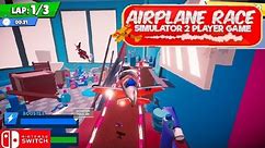 Airplane Race Simulator 2 player Game Nintendo switch gameplay