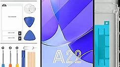 for Samsung Galaxy A22 5G Screen Replacement A226 LCD A226B Display Assembly Parts SM-A226B/DS LCD Display Kit SM-A226B/DSN Touch Digitizer Glass with Frame Repair (Not AMOLED)