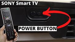 Where is Power button on Sony Bravia Smart TV and Its Function
