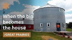 Round grain bin becomes affordable prairie-style home