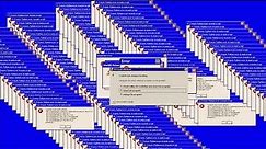 Windows XP Error Virus Meme: No Background Overlay | I Blue Screen Things"
