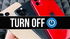 How to Turn Off or Restart your iPhone 11, iPhone 11 Pro, iPhone 11 Pro Max