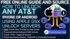 AT&T iPhone IMEI Scan How To Check if AT&T Phone is Paid Off or Financed ESN Status for Unlock FMI