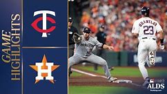 Twins vs. Astros ALDS Game 1 Highlights (10/7/23) | MLB Highlights