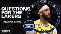 BIG LAKERS QUESTIONS ➡️ Should AD be extended? Will Kyrie Irving reunite with LeBron? | Get Up