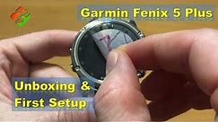 Garmin Fenix 5 Plus - Unboxing & First Setup