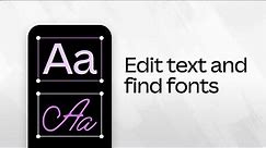 How to edit text and use fonts on Canva for mobile (6/10)
