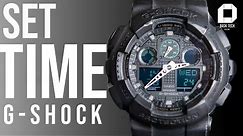 How to adjust time and date on a G SHOCK watch (Quick and easy)
