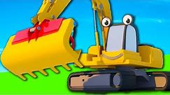 Excavator And Dump Truck Videos | Construction Vehicles For Kids | Gecko's Garage | Muddy Trucks!
