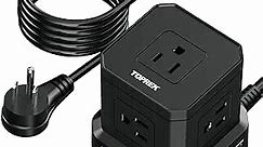 Power Strip with USB-C (3.0A), TOPREK Power Strip Surge Protection (700J), 10 FT Extension Cord with 5 AC & 4 USB, Portable Travel Power Strip for Office, Dorm, Hotel, Compact Desk Charging Station
