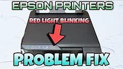 How to fix light Blinking on Epson L3250,L3251 | Issue Fix of Red Light blinking of Epson Printer