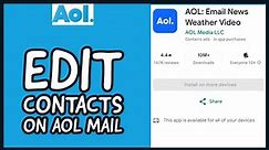 How to Edit Contact on AOL Mail? Update your Contact on AOL Mail on Web Browser 2024