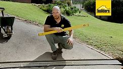 How to install an Easy Drain, clip together drainage