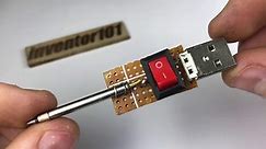 Make USB SOLDERING IRON| DIY | Inventor101