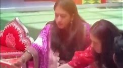 Instant Bollywood on Instagram: "Shloka Ambani & Radhika Merchant performing Ganesh Pujan at Ambani residence. #shlokaambani #radhikamerchant #ambanifamily"