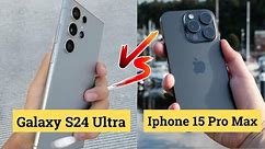 Samsung galaxy S24 Ultra vs iPhone 15 pro max - Full Features Comparison