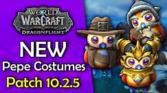 NEW Pepe Costumes!! All 3 Locations in Patch 10.2.5 - Dragon, Explorer, Tuskarr | WoW Dragonflight