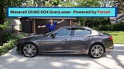 Review : Maserati Ghibli SQ4 GranLusso - Powered by FERRARI