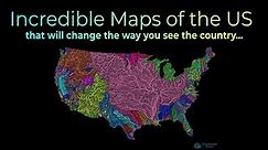 Incredible Maps of the US that will Change the Way You See the Country...