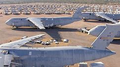 How the world's largest airplane boneyard stores and regenerates 3,100 retired aircraft