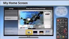 Panasonic - Television - Function - Customizing the Home Screen