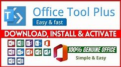 Easy and Fast Way to Deploy Microsoft Office Using Third Party Tool - Office Tool Plus (Updated)