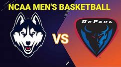 UConn vs DePaul | 2023 NCAA MEN'S BASKETBALL LIVE SCORE