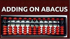 Adding numbers on Abacus | Abacus addition